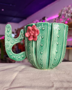 TAZA CERAMICA "CACTUS"