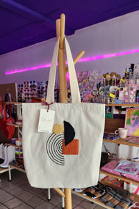 TOTE BAG PUNCHNEEDLE MAGIC "CIRCULOS"