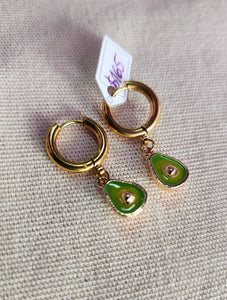 ARETES "AGUACATE"