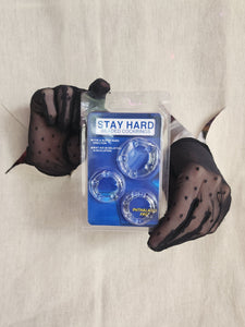 STAY HARD BEADED COCKRINGS