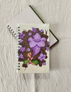 LIBRETA MEDIA PENCA "JACARANDA"