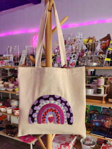 TOTE BAG PUNCHNEEDLE MAGIC "ARCOS"