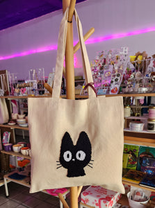 TOTE BAG PUNCHNEEDLE MAGIC "GATO"