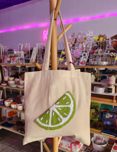 TOTE BAG PUNCHNEEDLE MAGIC "LIMON"