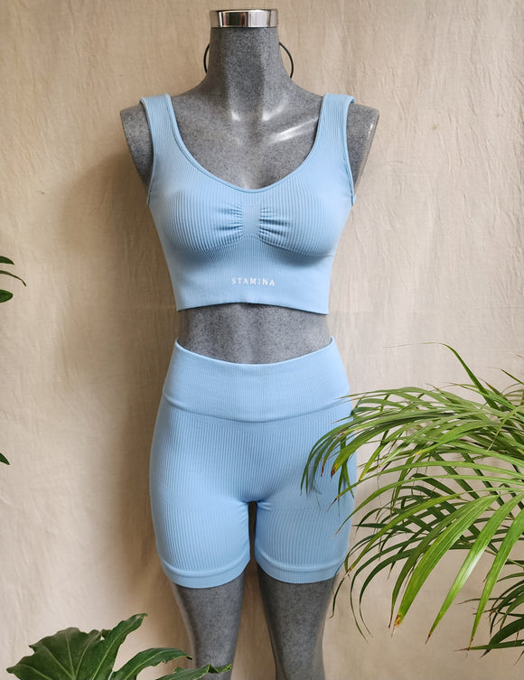 CONJUNTO DEPORTIVO (PRINCESA) COLOR AZUL BABY