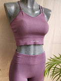 CONJUNTO DEPORTIVO (DOS TIRANTES) COLOR LILA