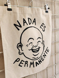 TOTE BAG DISEÑO "BUDA, NADA ES PERMANENTE"