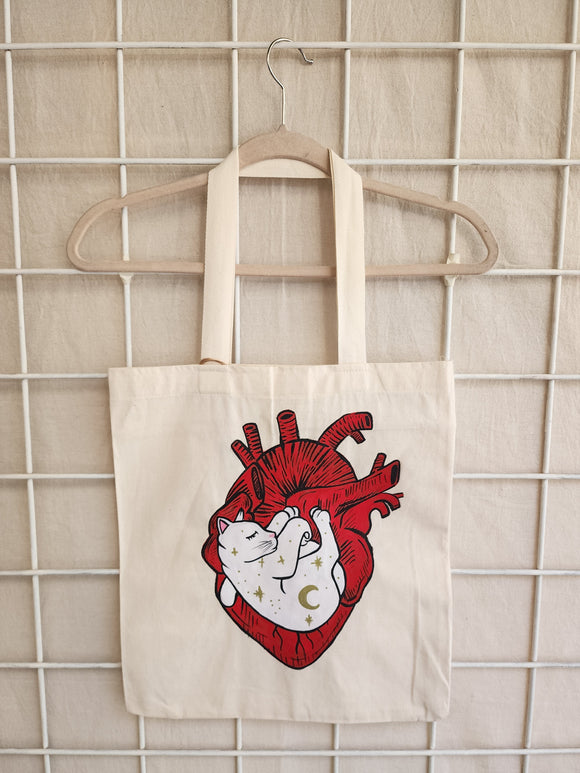 TOTE BAG PINTADA A MANO DISEÑO 