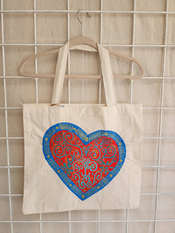 TOTE BAG PINTADA A MANO DISEÑO 