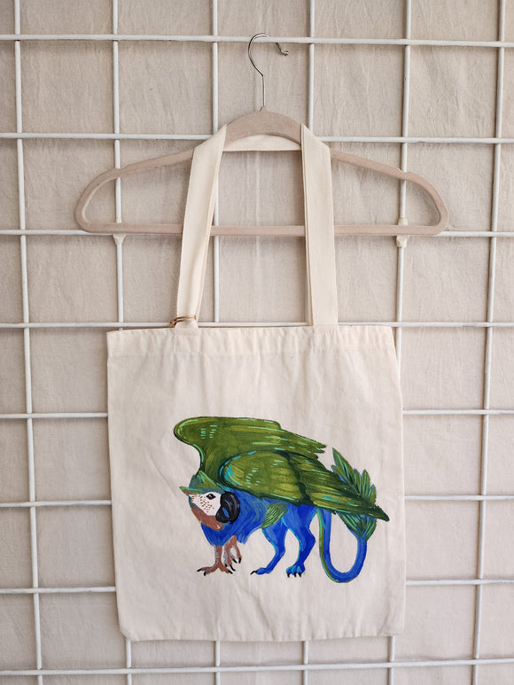 TOTE BAG PINTADA A MANO DISEÑO 