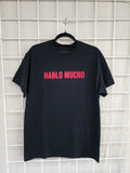 PLAYERA ESTAMPADO "HABLO MUCHO, NO ME HABLES"