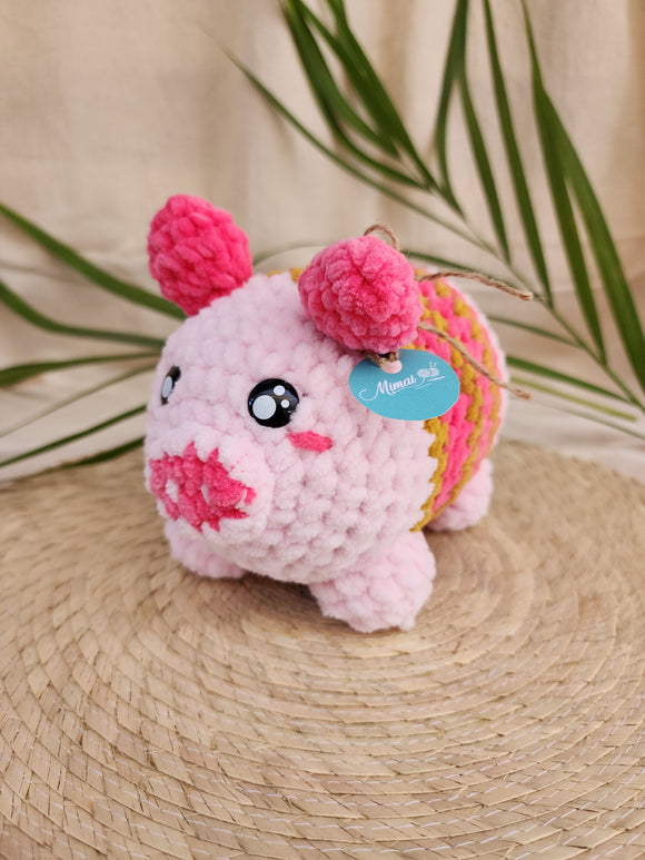 CERDITO HECHO A MANO DE CROCHET PLUSHIE