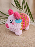 CERDITO HECHO A MANO DE CROCHET PLUSHIE