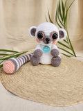 LEMUR HECHO A MANO DE CROCHET