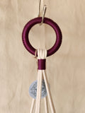COLGADOR DE MACETAS CUERDA PURPURA