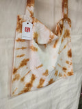 TOTE BAG TIE DYE "PINTADA A MANO" CAFE