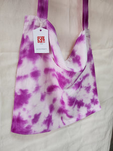 TOTE BAG TIE DYE "PINTADA A MANO" VIOLETA