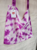 TOTE BAG TIE DYE "PINTADA A MANO" VIOLETA